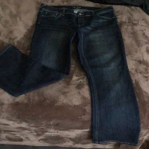 Maurice's Jeans with a slight flare hem